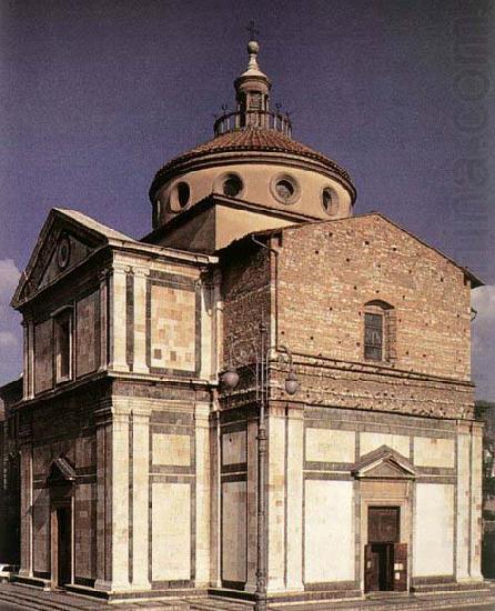 SANGALLO, Giuliano da Exterior of the church begun china oil painting image